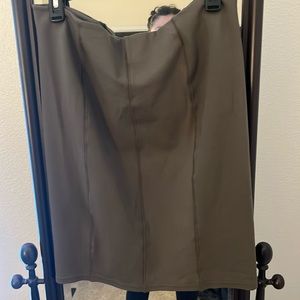 Green pencil skirt